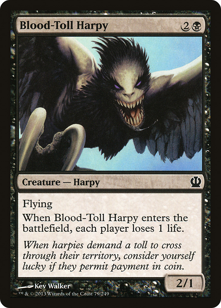 Blood-Toll Harpy [Theros]-1
