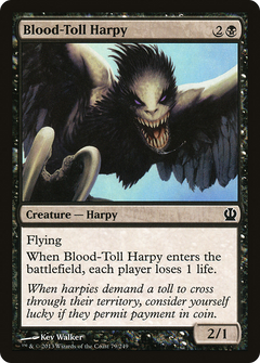 Blood-Toll Harpy [Theros]-1