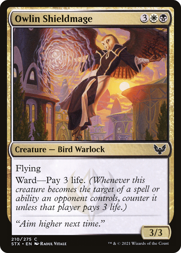 Owlin Shieldmage [Strixhaven: School of Mages]-1