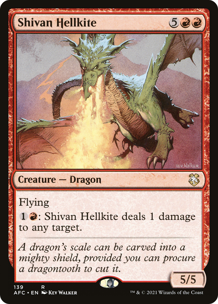 Shivan Hellkite [Dungeons & Dragons: Adventures in the Forgotten Realms Commander]-1