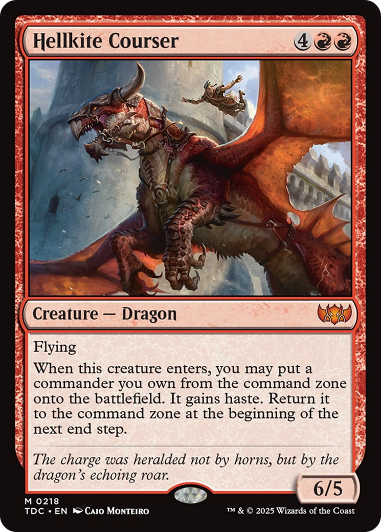 Hellkite Courser [Tarkir: Dragonstorm Commander]-1