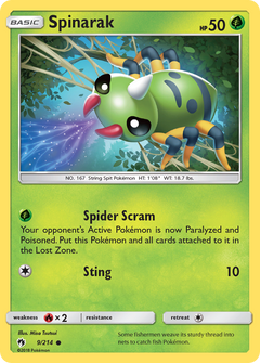 Spinarak (9/214) [Sun & Moon: Lost Thunder]-1