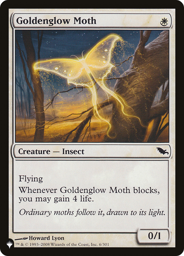 Goldenglow Moth [The List]-1