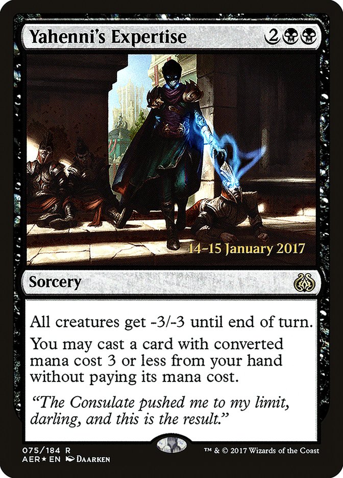 Yahenni's Expertise [Aether Revolt Prerelease Promos]-1