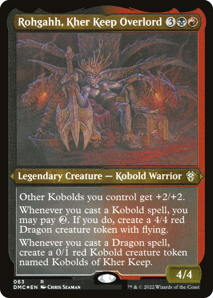 Rohgahh, Kher Keep Overlord (DMC-063) - Dominaria United Commander Etched Foil-1
