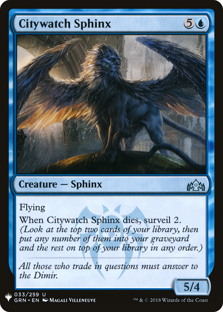 Citywatch Sphinx [Mystery Booster]-1