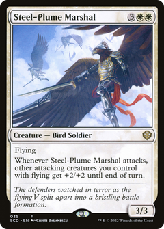 Steel-Plume Marshal [Starter Commander Decks]-1