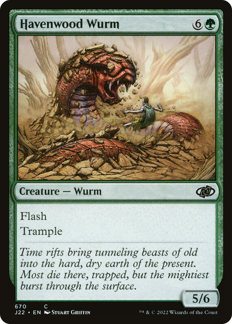 Havenwood Wurm [Jumpstart 2022]-1