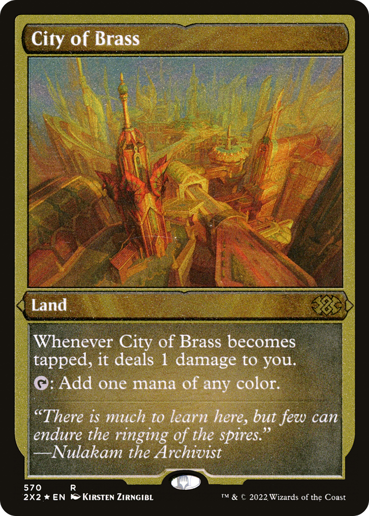 City of Brass (Foil Etched) [Double Masters 2022]-1