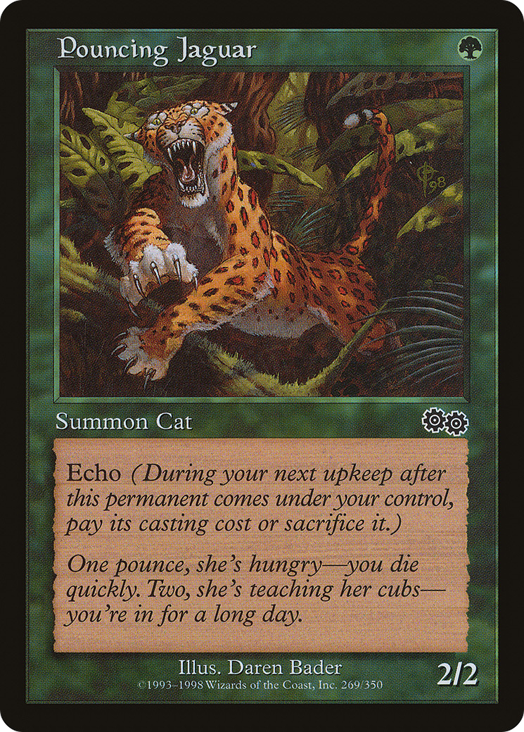 Pouncing Jaguar [Urza's Saga]-1