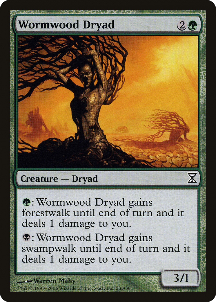 Wormwood Dryad (TSP-233) - Time Spiral Foil-1