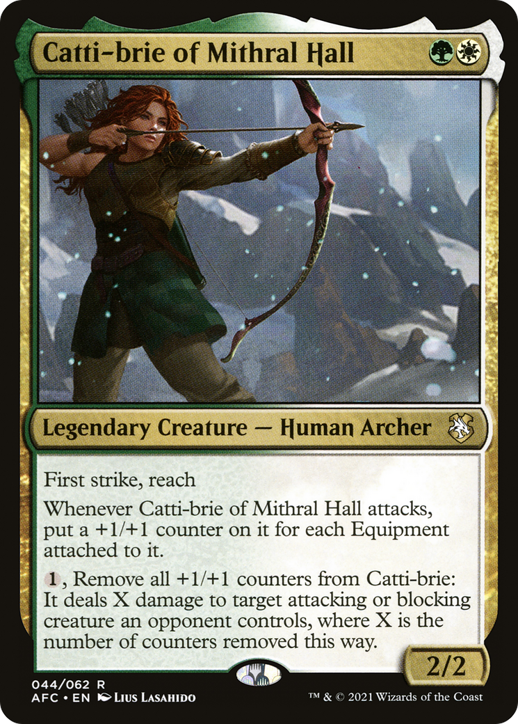 Catti-brie of Mithral Hall [Dungeons & Dragons: Adventures in the Forgotten Realms Commander]-1