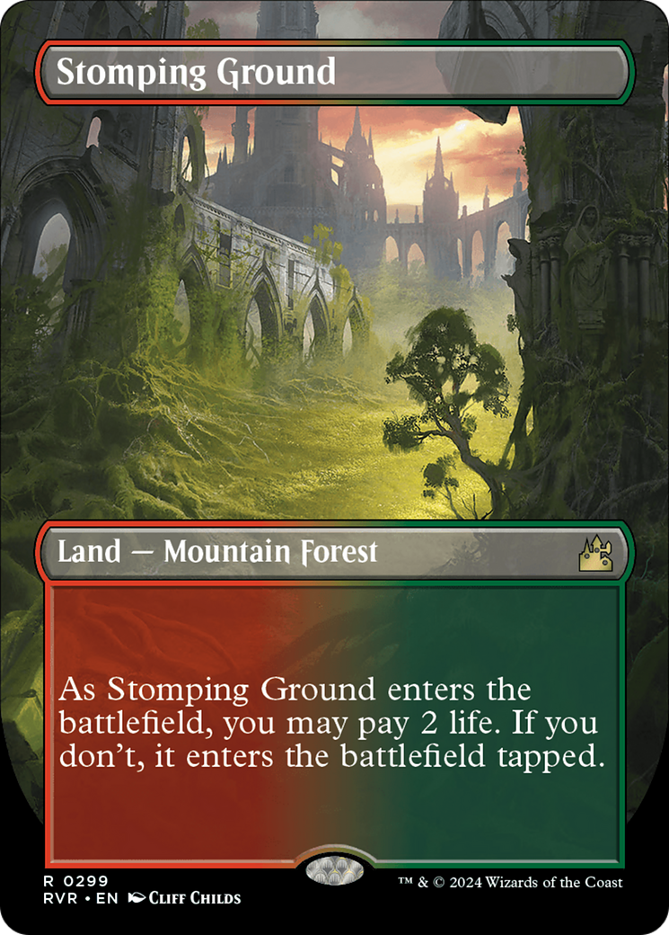 Stomping Ground (Borderless) [Ravnica Remastered]-1