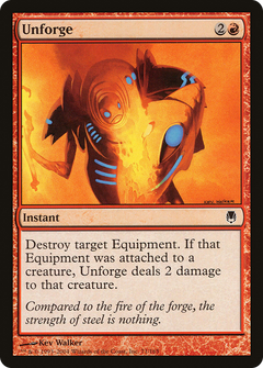 Unforge (DST-071) - Darksteel Foil-1