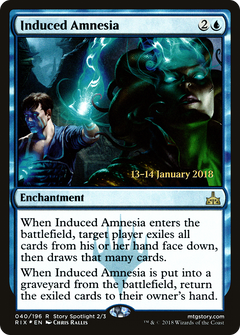 Induced Amnesia [Rivals of Ixalan Prerelease Promos]-1