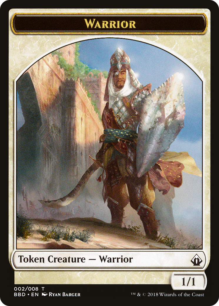Warrior Token (BBD-002) - Battlebond Tokens-1