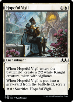 Hopeful Vigil [Wilds of Eldraine]-1
