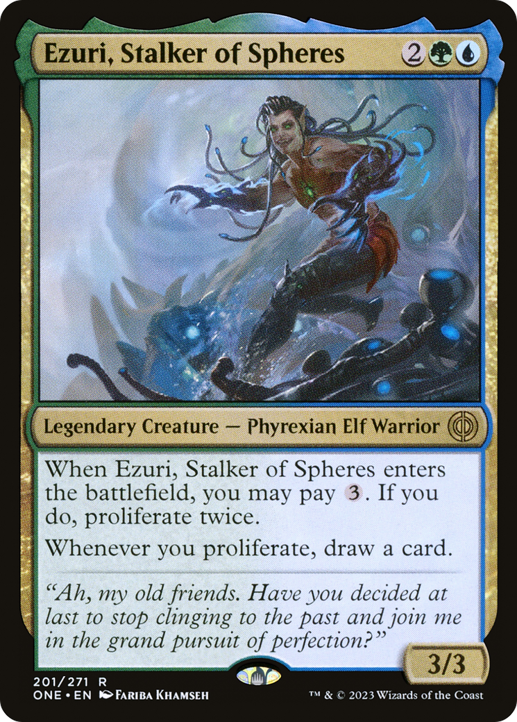 Ezuri, Stalker of Spheres [Phyrexia: All Will Be One]-1
