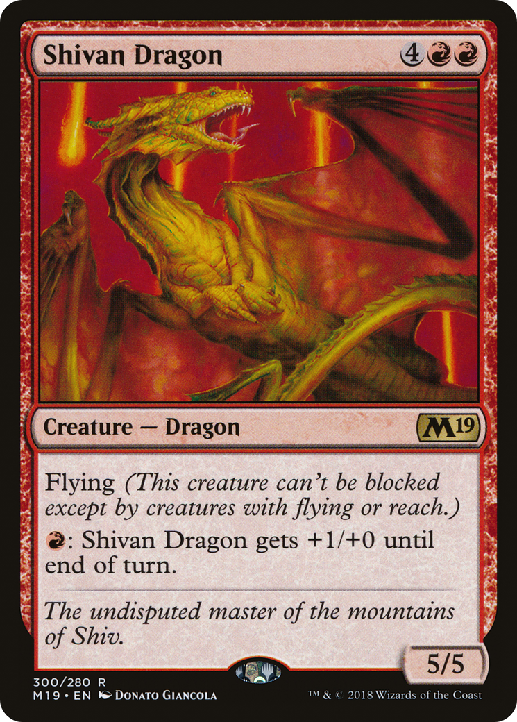 Shivan Dragon [Core Set 2019]-1
