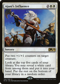 Ajani's Influence [Core Set 2019]-1