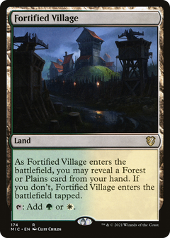 Fortified Village [Innistrad: Midnight Hunt Commander]-1
