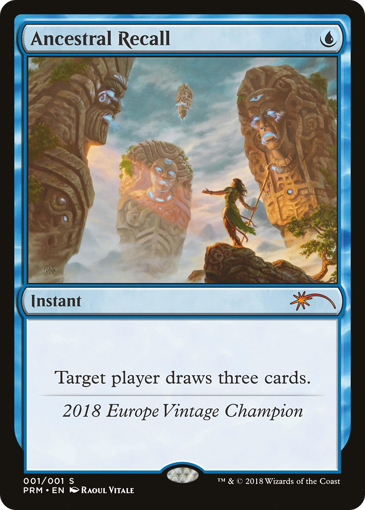 Ancestral Recall (OVNT-2018) - Vintage Championship-1