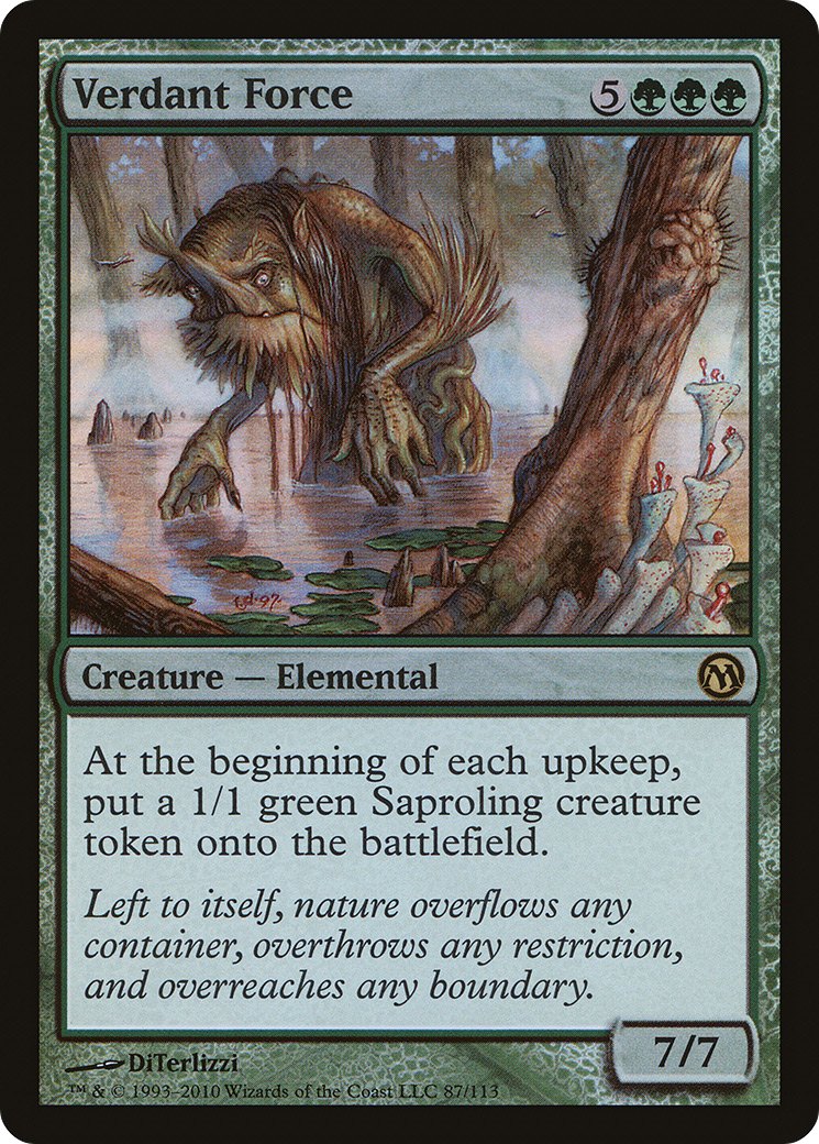 Verdant Force (DPA-087) - Duels of the Planeswalkers Foil-1