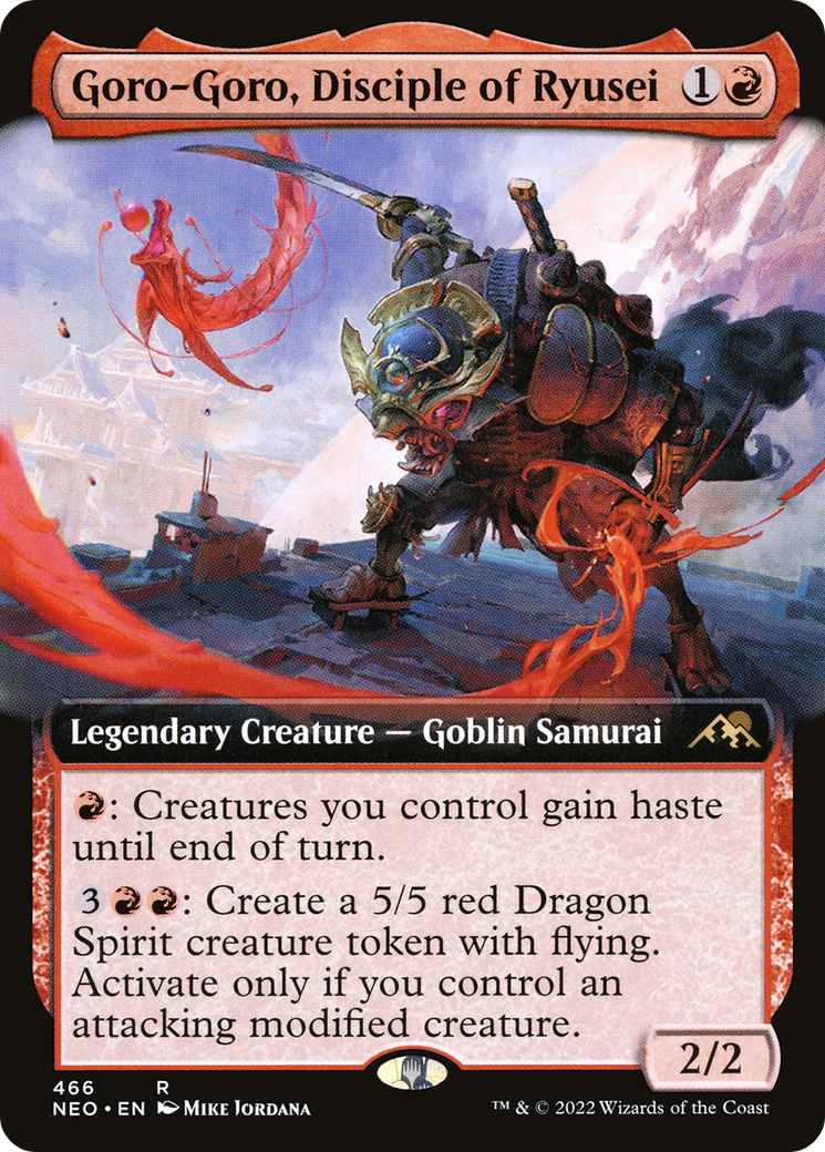 Goro-Goro, Disciple of Ryusei (Extended Art) [Kamigawa: Neon Dynasty]-1