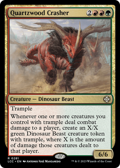 Quartzwood Crasher [The Lost Caverns of Ixalan Commander]-1