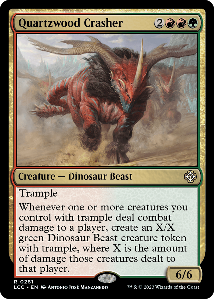 Quartzwood Crasher [The Lost Caverns of Ixalan Commander]-1