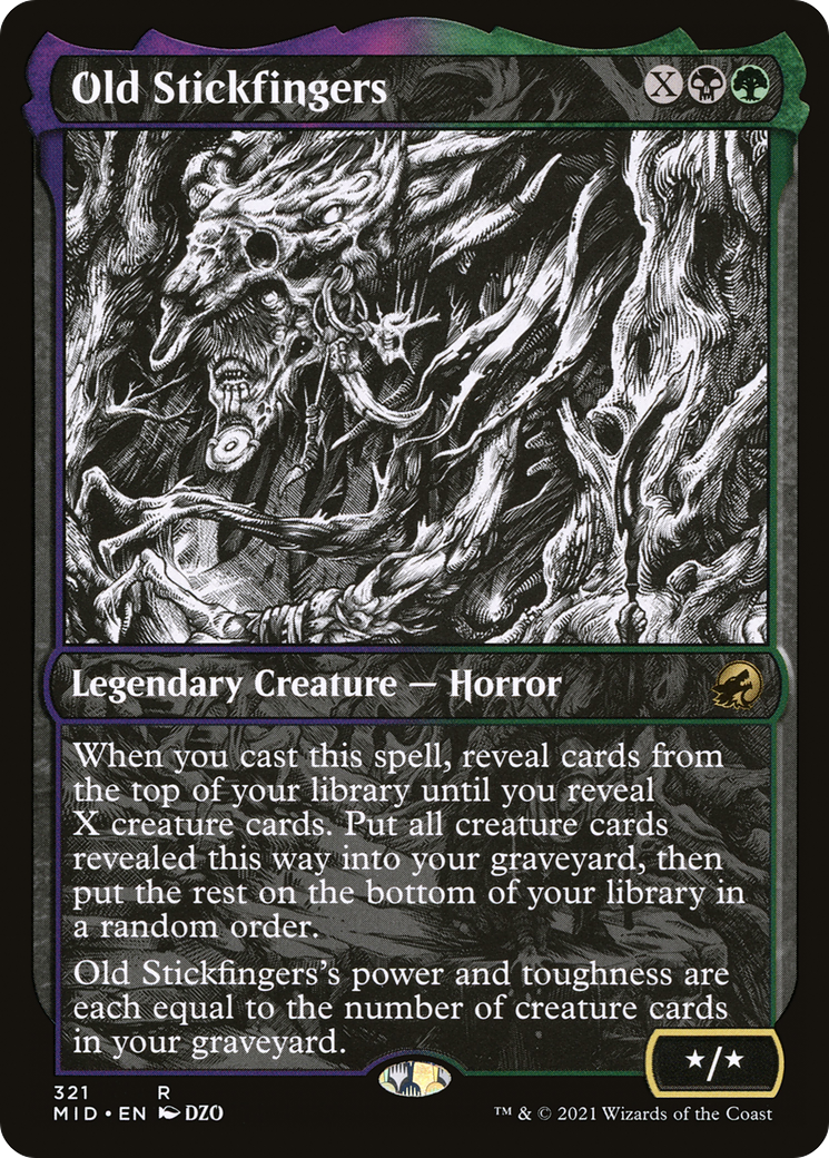 Old Stickfingers (Showcase Eternal Night) [Innistrad: Midnight Hunt]-1