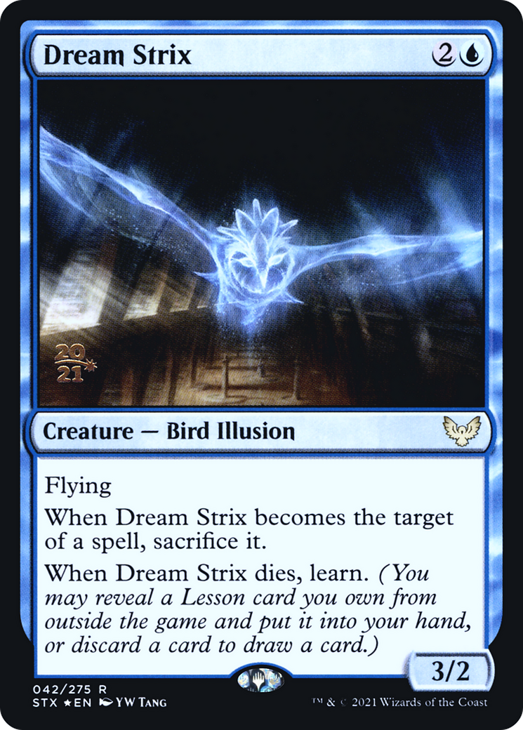 Dream Strix [Strixhaven: School of Mages Prerelease Promos]-1