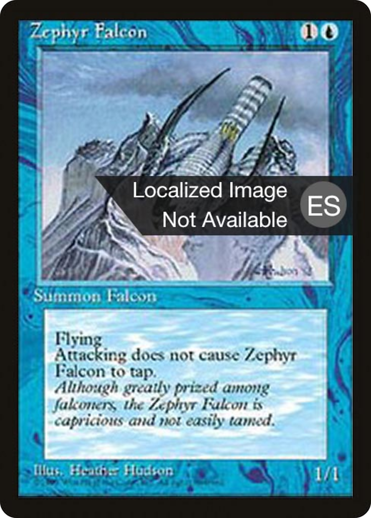 Zephyr Falcon (4BB-) - Fourth Edition Foreign Black Border-1