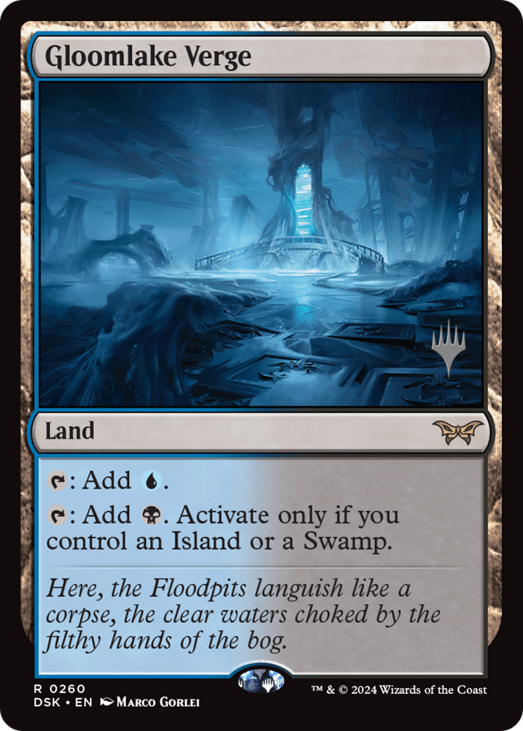 Gloomlake Verge (Promo Pack) [Duskmourn: House of Horror Promos]-1