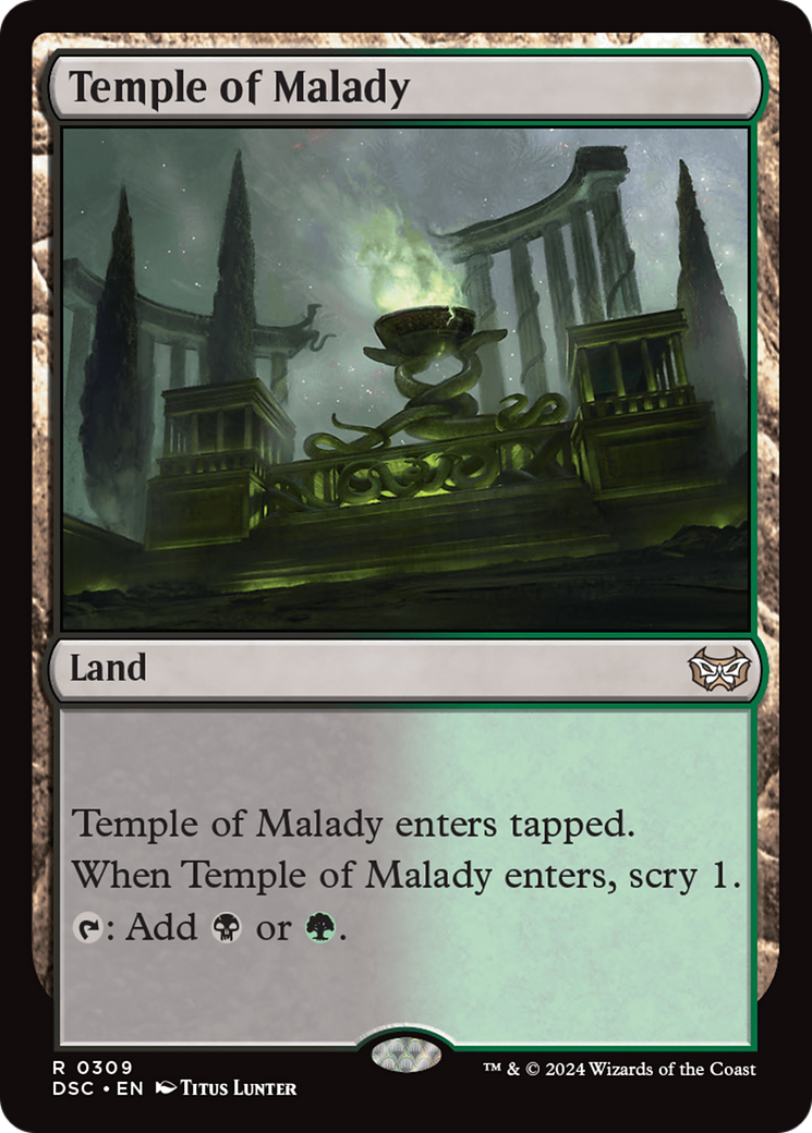 Temple of Malady [Duskmourn: House of Horror Commander]-2