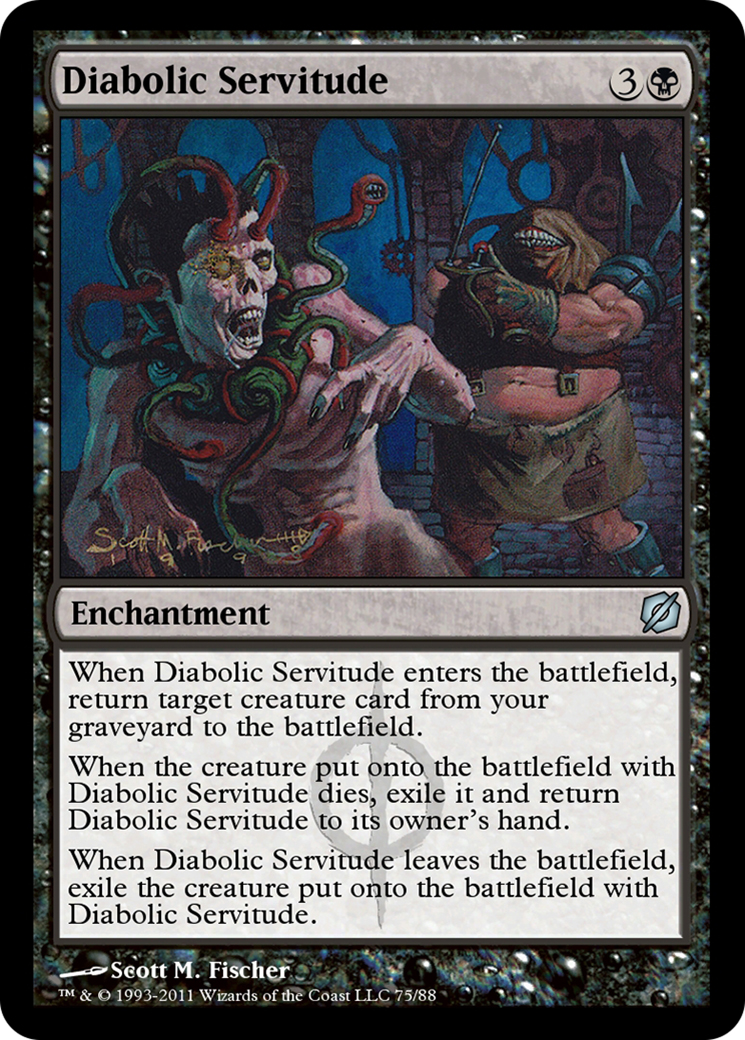 Diabolic Servitude (TD2-075) - Duel Decks: Mirrodin Pure vs. New Phyrexia-1