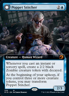 Poppet Stitcher // Poppet Factory (Extended Art) [Innistrad: Midnight Hunt]-1
