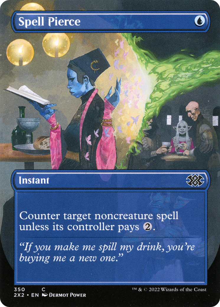 Spell Pierce (Borderless Alternate Art) [Double Masters 2022]-1