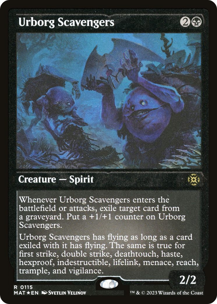 Urborg Scavengers (MAT-115) - March of the Machine: The Aftermath Etched Foil-1