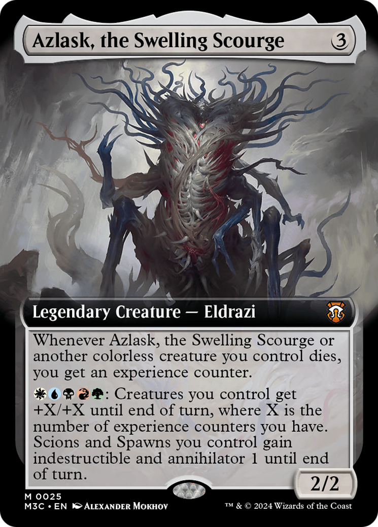 Azlask, the Swelling Scourge (Extended Art) [Modern Horizons 3 Commander]-1