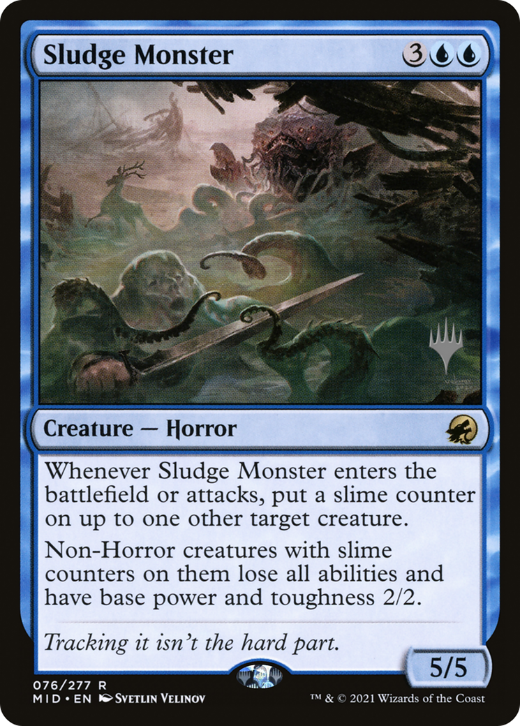 Sludge Monster (Promo Pack) [Innistrad: Midnight Hunt Promos]-1