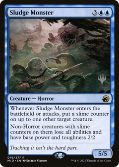Sludge Monster (Promo Pack) [Innistrad: Midnight Hunt Promos]-1