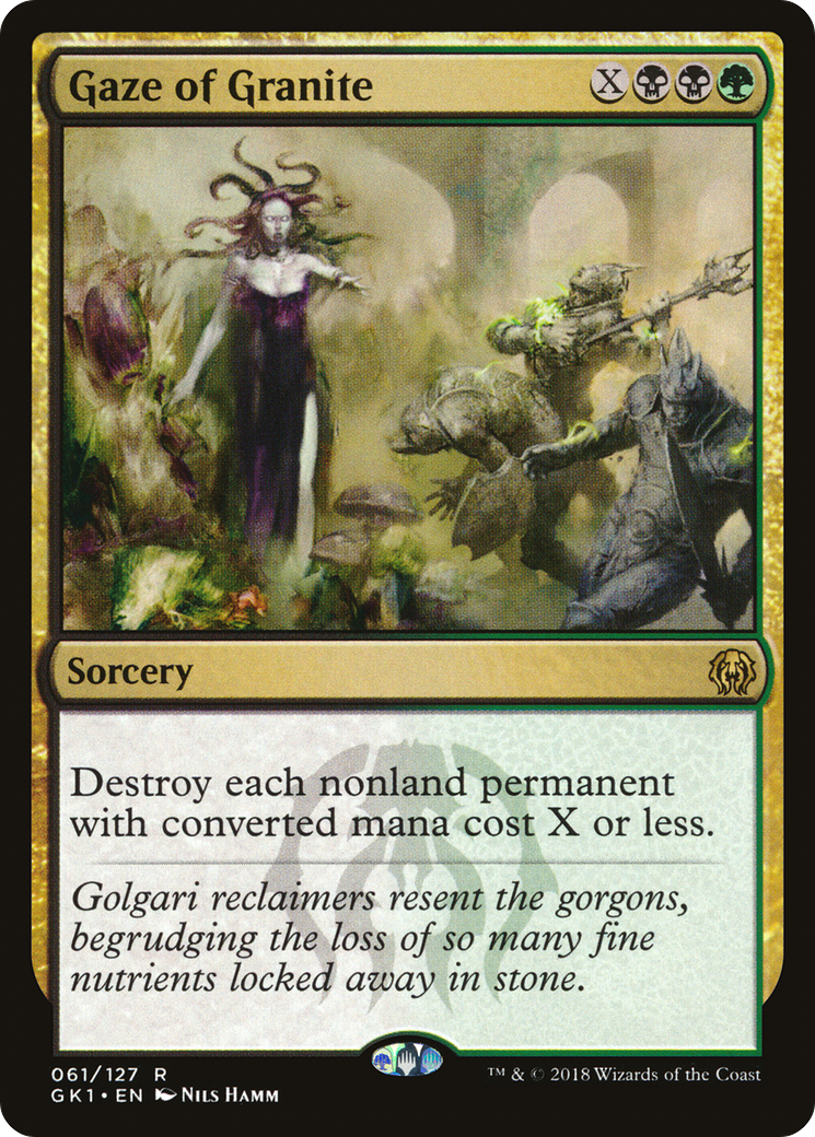 Gaze of Granite [Guilds of Ravnica Guild Kit]-1