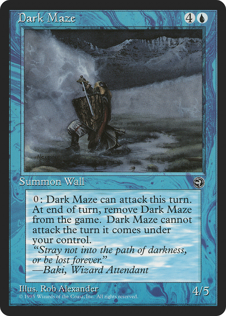 Dark Maze (Baki Flavor Text) [Homelands]-1