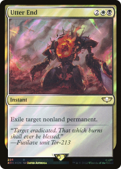 Utter End (Surge Foil) (40K-226) - Warhammer 40,000 Commander Foil-1