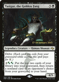 Tasigur, the Golden Fang [Fate Reforged Prerelease Promos]-1