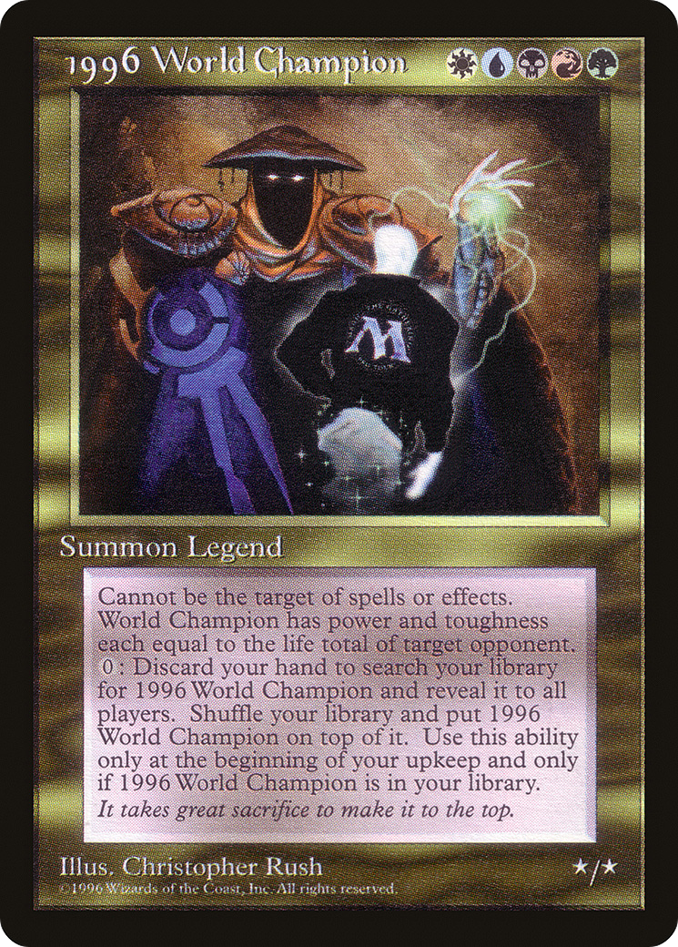 1996 World Champion (SPECIAL-) - Celebration Cards-1
