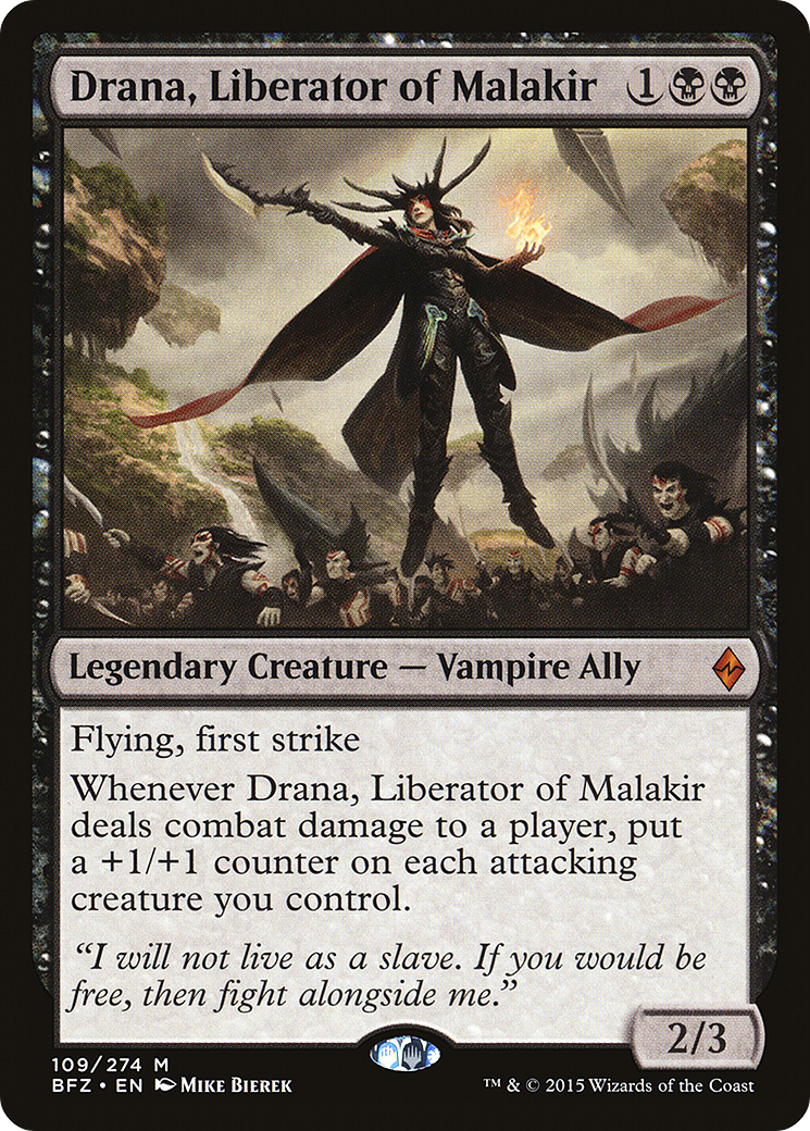 Drana, Liberator of Malakir [Battle for Zendikar]-1
