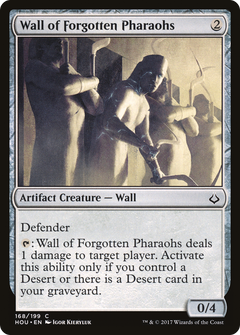 Wall of Forgotten Pharaohs (HOU-168) - Hour of Devastation Foil-1