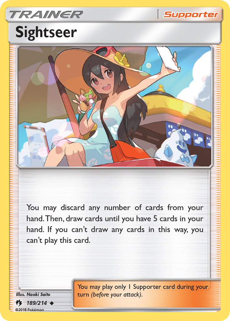 Sightseer (189/214) [Sun & Moon: Lost Thunder]-1